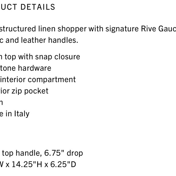 Authentic Saint Laurent Linen Tote - Picture 3 of 5